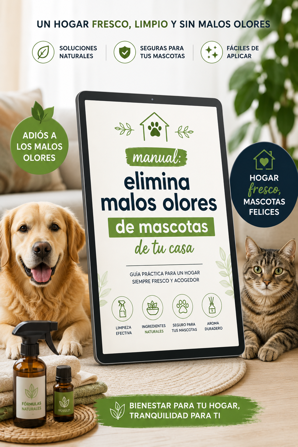 Manual Anti-Olores para Dueños de Mascotas